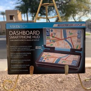 VistaTech Dashboard Smartphone HUD Easy To Mount Adjustable Lens Viewing Area